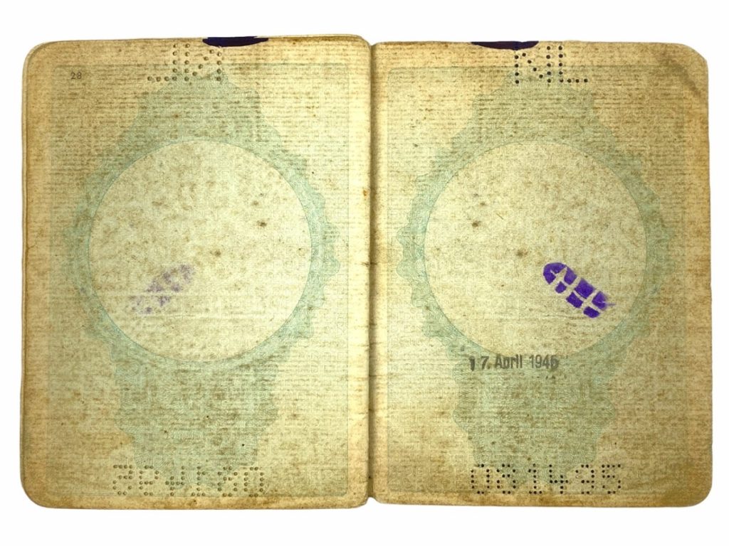 Original Wwii Dutch Passport Ridderkerk Oorlogsspullen Nl Militaria