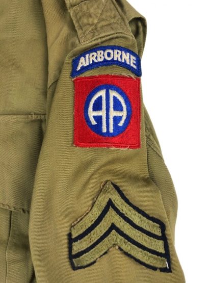 Original WWII US M42 paratrooper jump smock 82nd Airborne division
