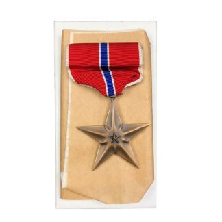 Original WWII US Bronze star - Étoile de bronze américaine de la seconde guerre mondiale