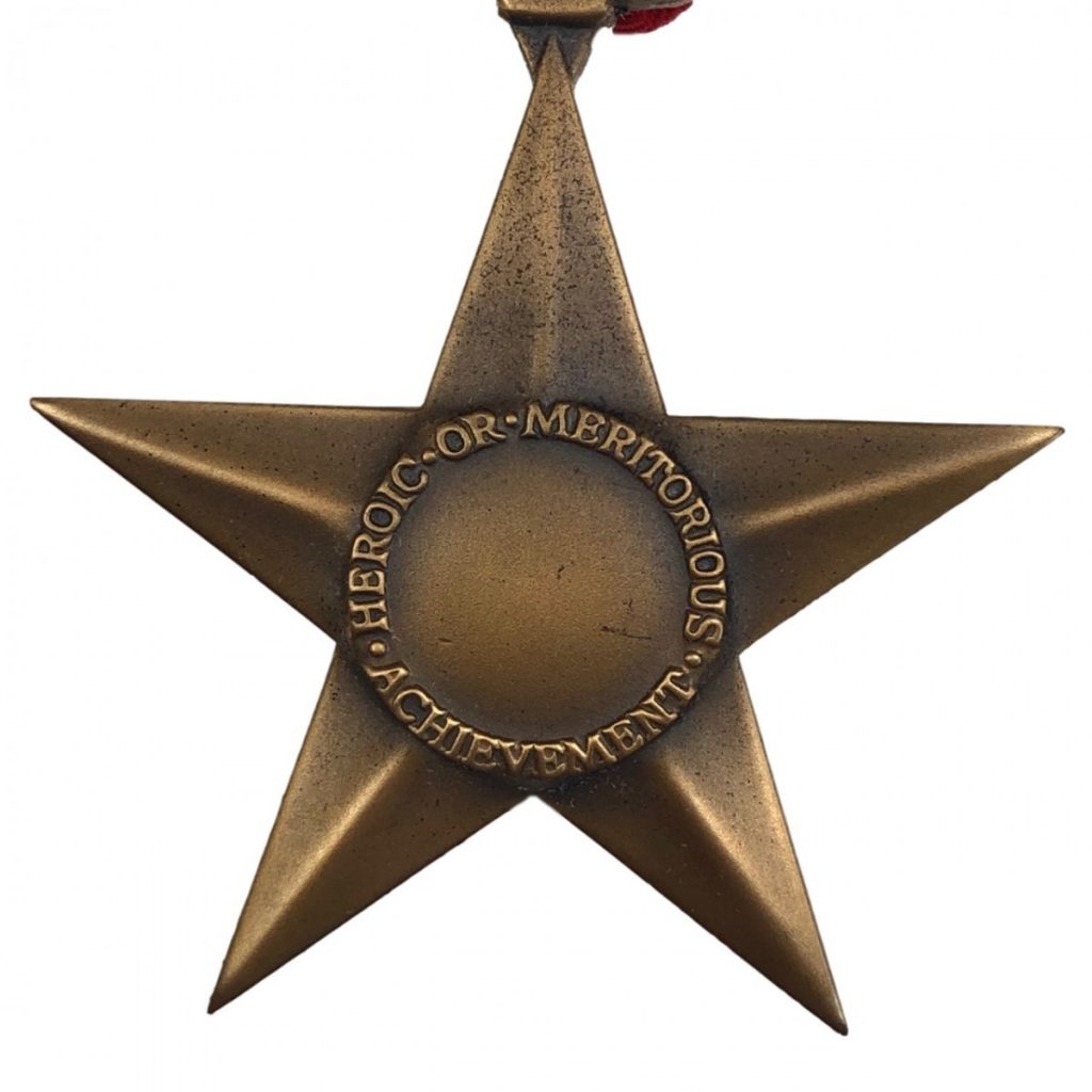 Original WWII US Bronze star Oorlogsspullen.nl Militaria shop