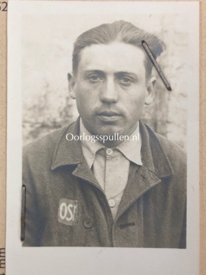 Original WWII German OST Arbeiter (forced labour) workers pass