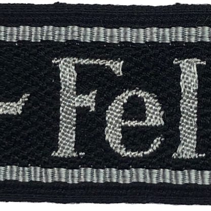 Original WWII German Waffen-SS Feldgendarmerie cuff title