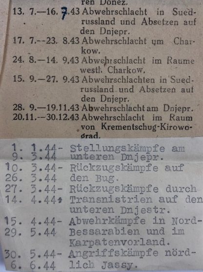 Original WWII German Heeresgruppen-Nachrichten-Regiment 570 grouping
