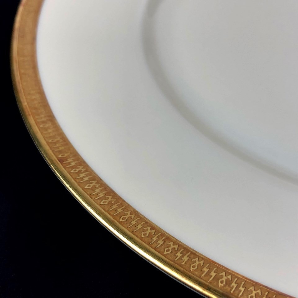 Original WWII German SS dinner plate - Personal gift from Heinrich ...
