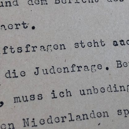 Original German Dr. Seys-Inquart defending speech in file Nürnberg trails 1946