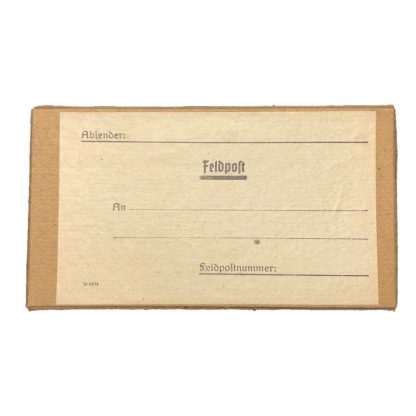 Original WWII German carton Feldpost box