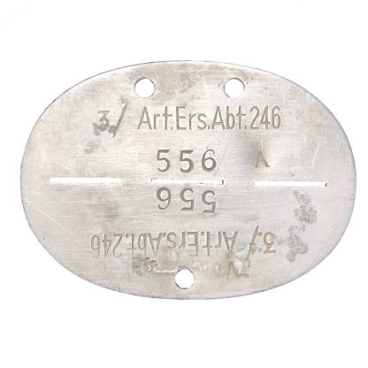 Original WWII German Erkennungsmarke ‘Artillerie-Ersatz-Abteilung 246’