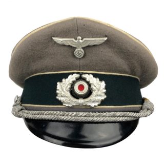 Original WWII German WH (Heer) officers visor cap