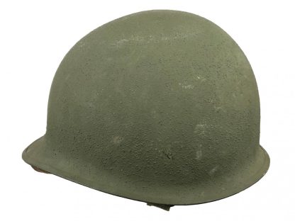 Original WWII US M1 helmet with factory paper