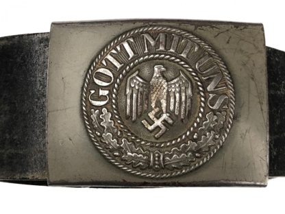 Original WWII German WH belt with buckle