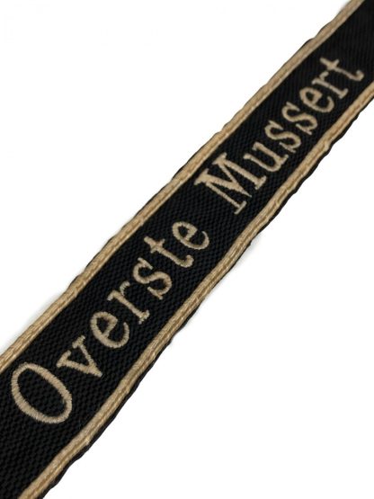 Original WWII Dutch NSB cuff title ‘Overste Mussert’