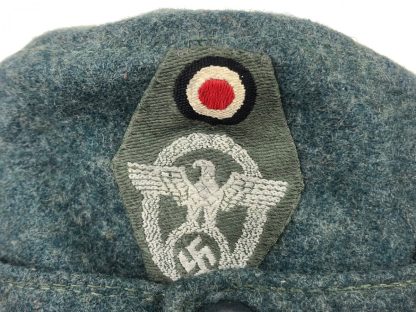 Original WWII German Police M43 field cap