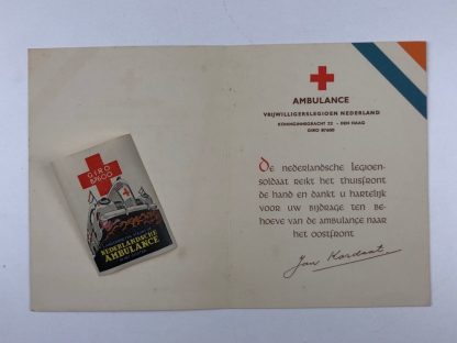 Original WWII Dutch Waffen-SS ‘Freiwillige Legion Niederlande & Ambulance dienst’ booklet