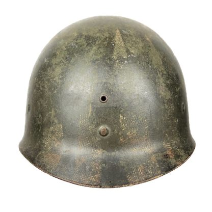 Original WWII US M1 swivel bale front seam helmet