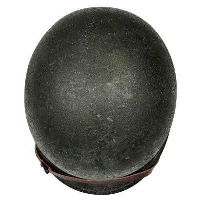 Original WWII US M1 swivel bale front seam helmet