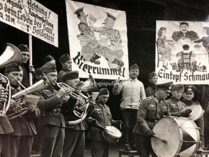 Original WWII German PK-Foto WH ‘Music Corps’ 1940