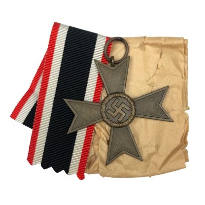 Original WWII German War merit Cross without swords – 1 Deschler Origineel WWII Duits kriegsverdiensten kruis – 1 Deschler