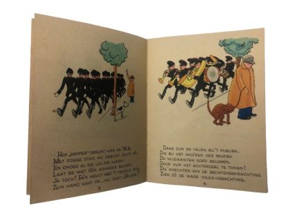 Original WWII Dutch liberation booklet 'Gek en Wijs tijdens Seyss' Origineel WWII Nederlands bevrijding boekje 'Gek en Wijs tijdens Seyss'