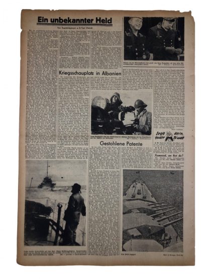 Original WWII German ‘Gegen England – Marine Frontzeitung’ 1941