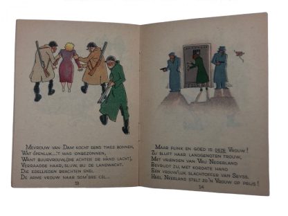 Original WWII Dutch liberation booklet ‘Gek en Wijs tijdens Seyss’