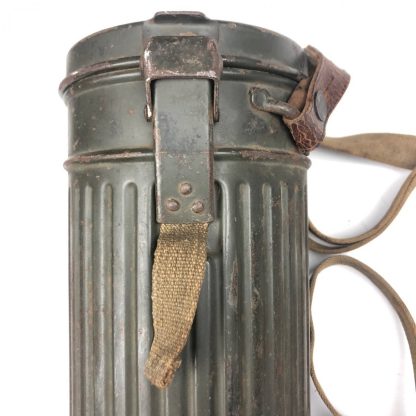 Original WWII German Gasmask in canister with straps