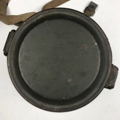 Original WWII German Gasmask in canister with straps