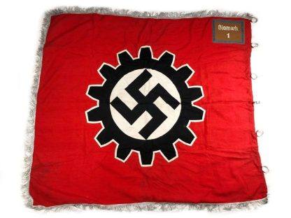 Original WWII German DAF Ortsgruppe level flag ‘Bismark 1’