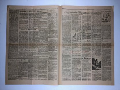 Original WWII German ‘Feldzeitung – Von der Maas bis an die Memel’ 3 februari 1944