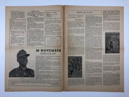 Original WWII Dutch Waffen-SS volunteer newspaper Front en Heem December 1942