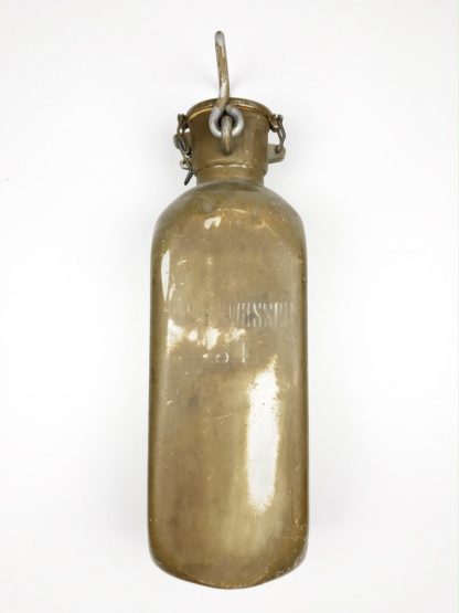 Original WWII German tan colored 5 Liter ‘Trink wasser’ bottle