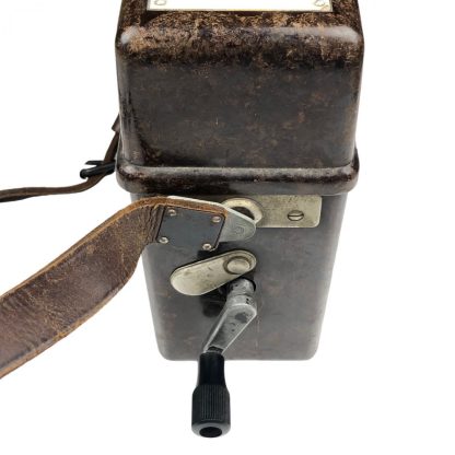Original WWII German FF33 field telephone with strap