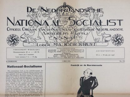 Original WWII NSNAP newspaper – 2 July 1938
