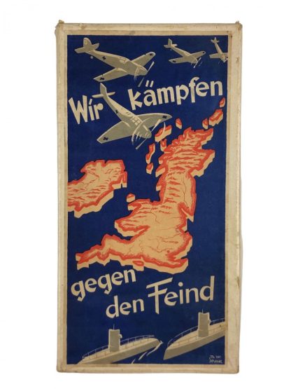 Original WWII German board game ‘Wir kämpfen gegen den Feind’
