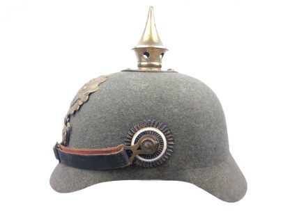 Original WWI German ersatz Infantry Pickelhaube helmet Prussia