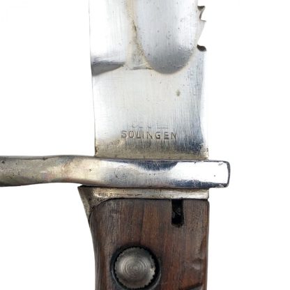 Original WWI Mauser 98 S98/05 ‘Butcher Saw-back’ Bayonet 1907 with frog
