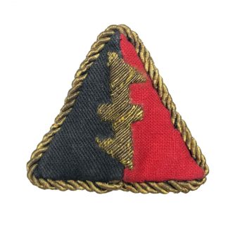 Original WWII Dutch NSB W.A. visor cap insignia
