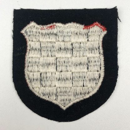 Original WWII German Waffen-SS Croatian ‘Handschar’ volunteer shield