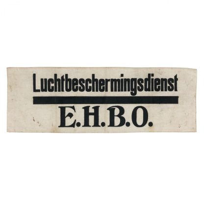 Original WWII Dutch ‘Luchtbeschermingsdienst’ E.H.B.O. armband