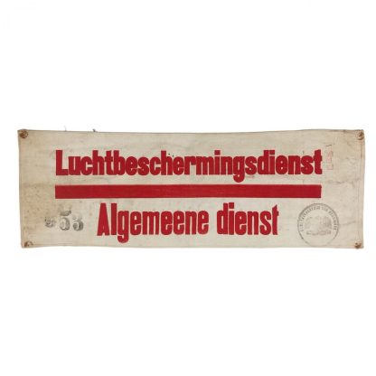 Original WWII Dutch ‘Luchtbeschermingsdienst’ general service Groningen