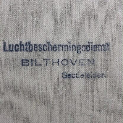 Original WWII Dutch ‘Luchtbeschermingsdienst’ section leader armband Bilthoven