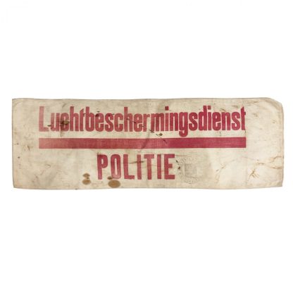 Original WWII Dutch ‘Luchtbeschermingsdienst’ Police armband Oudenbosch