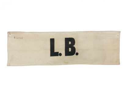 Original WWII Dutch ‘Luchtbescherming’ armband and document Naarden