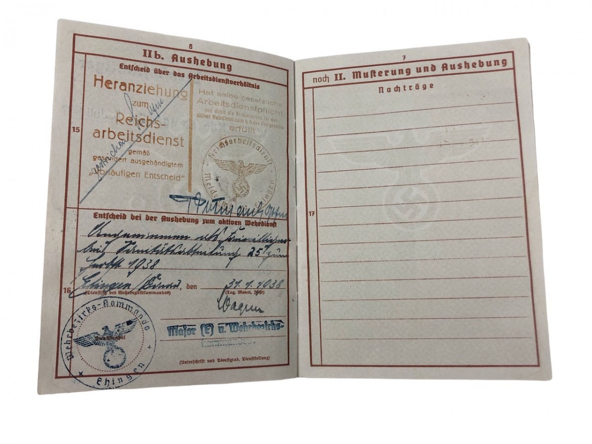 Original WWII German WH Feldwebel Sanitäter grouping 'Heeres-Sanitätsstaffel Esslingen am Neckar'