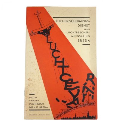 Original WWII Dutch ‘Luchtbeschermingsdienst’ booklet Breda