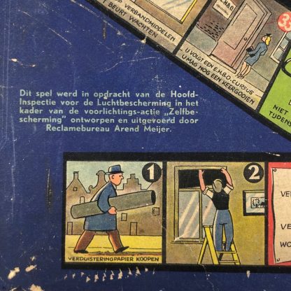 Original WWII Dutch ‘Luchtbeschermingsdienst’ board game