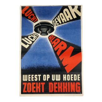 Original WWII Dutch ‘Luchtbeschermingsdienst’ poster