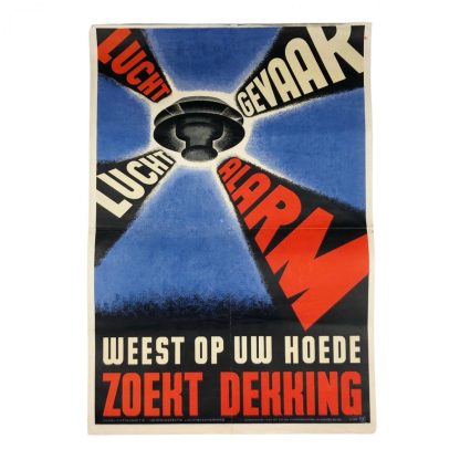 Original WWII Dutch ‘Luchtbeschermingsdienst’ poster
