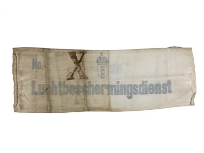 Original WWII Dutch ‘Luchtbeschermingsdienst’ P.W. armband Amsterdam
