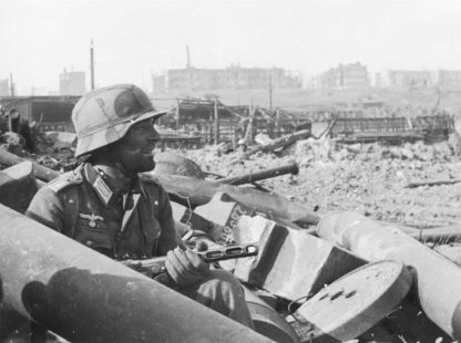 Original WWII Russian Amoeba camouflage helmet cover