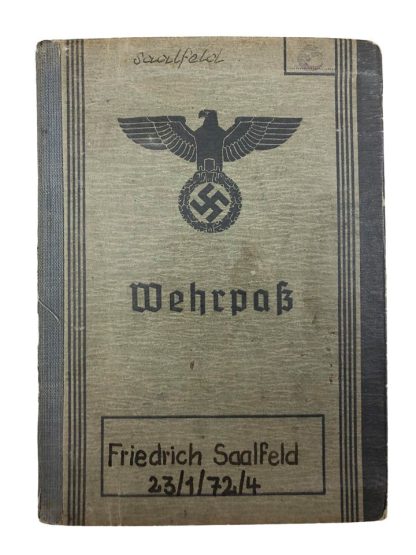 Original WWII German grouping Friedrich Saarfeld